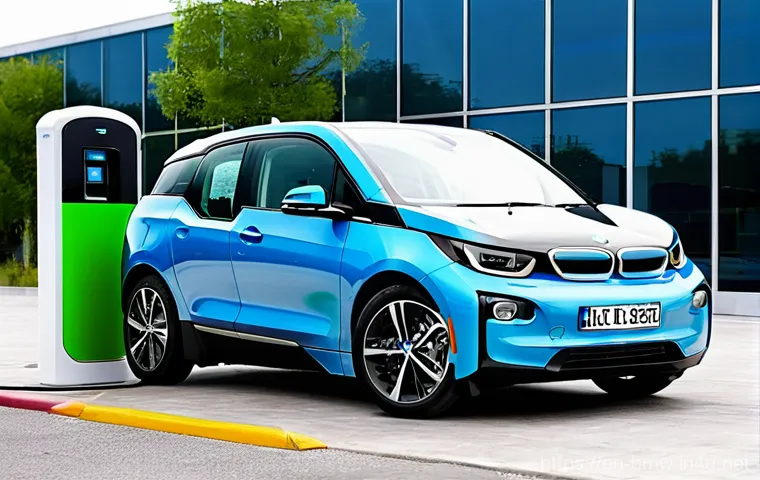 BMW i3의 중고차 가치 평가 - **Prompt 1: Urban Agility and Distinctive Design**
    "A sleek 2020 BMW i3 (120 Ah model) in a vibr...