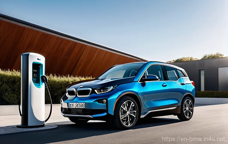 BMW iX의 경쟁 모델 분석 - **Prompt:** A detailed interior shot of the 2025 BMW iX, focusing on the driver's perspective but wi...